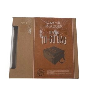 Traeger To-Go Bag Gray Orange Logo for Ranger Scout Grills Pizza Oven BAC512 NEW